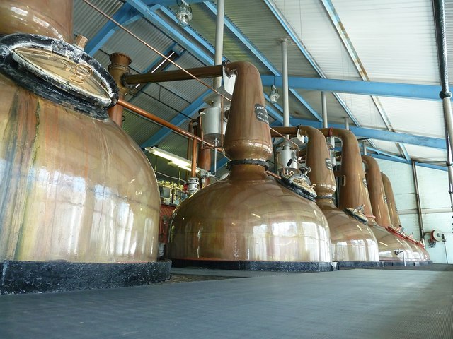 Some whisky stills.