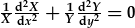 \frac{1}{X}\frac{d^2X}{dx^2}+\frac{1}{Y}\frac{d^2Y}{dy^2}=0