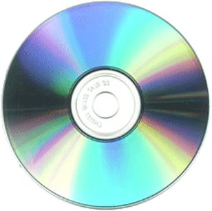 Opalescence on a blank CD.