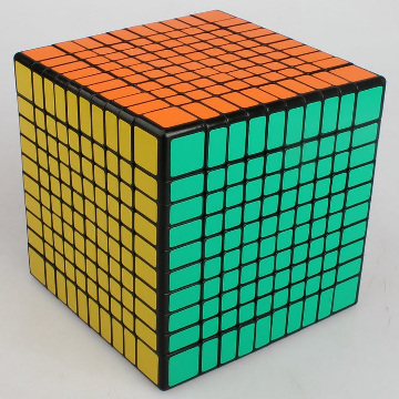 A 10x10x10 cube.